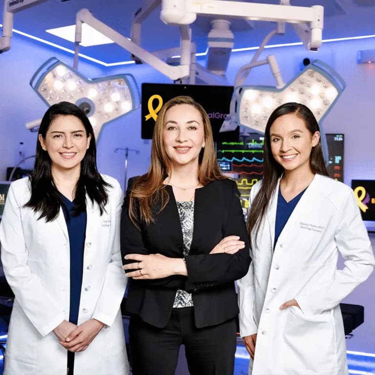 Lucía Chávez y su equipo de nutrición